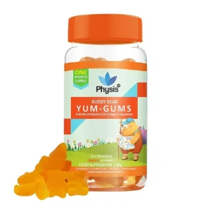 Physis Kids Multivitamin BUDDY BEAR Gummies - 30 Orange Flavour Softies 