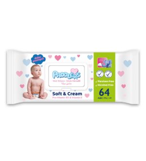 Paddlers Baby Wet Wipes - 64 PCS