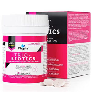 Physis Trio-Probiotics for Women – 120 Tablets – 2 Month Supply