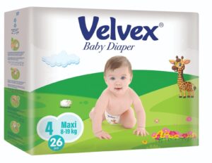 Velvex Baby Diaper - Maxi (Eco Pack)