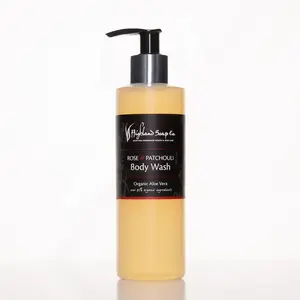 Rose and Patchouli Organic Body Wash 250 ml