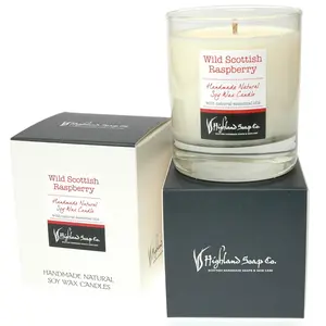 Wild Scottish Raspberry Soy Wax Candles